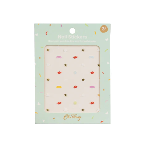 Oh Flossy Nail Stickers - Superhero