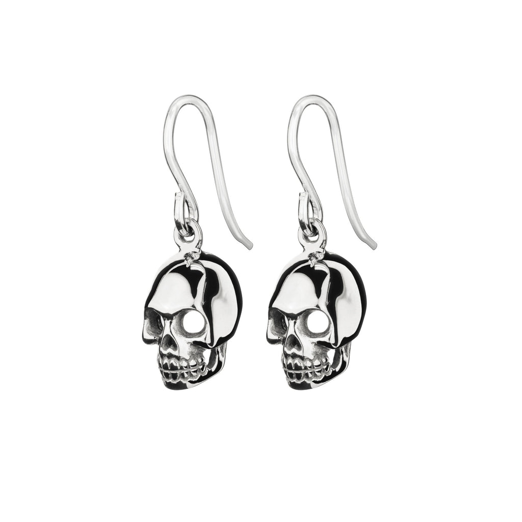itutu Skull Earrings - Sterling Silver