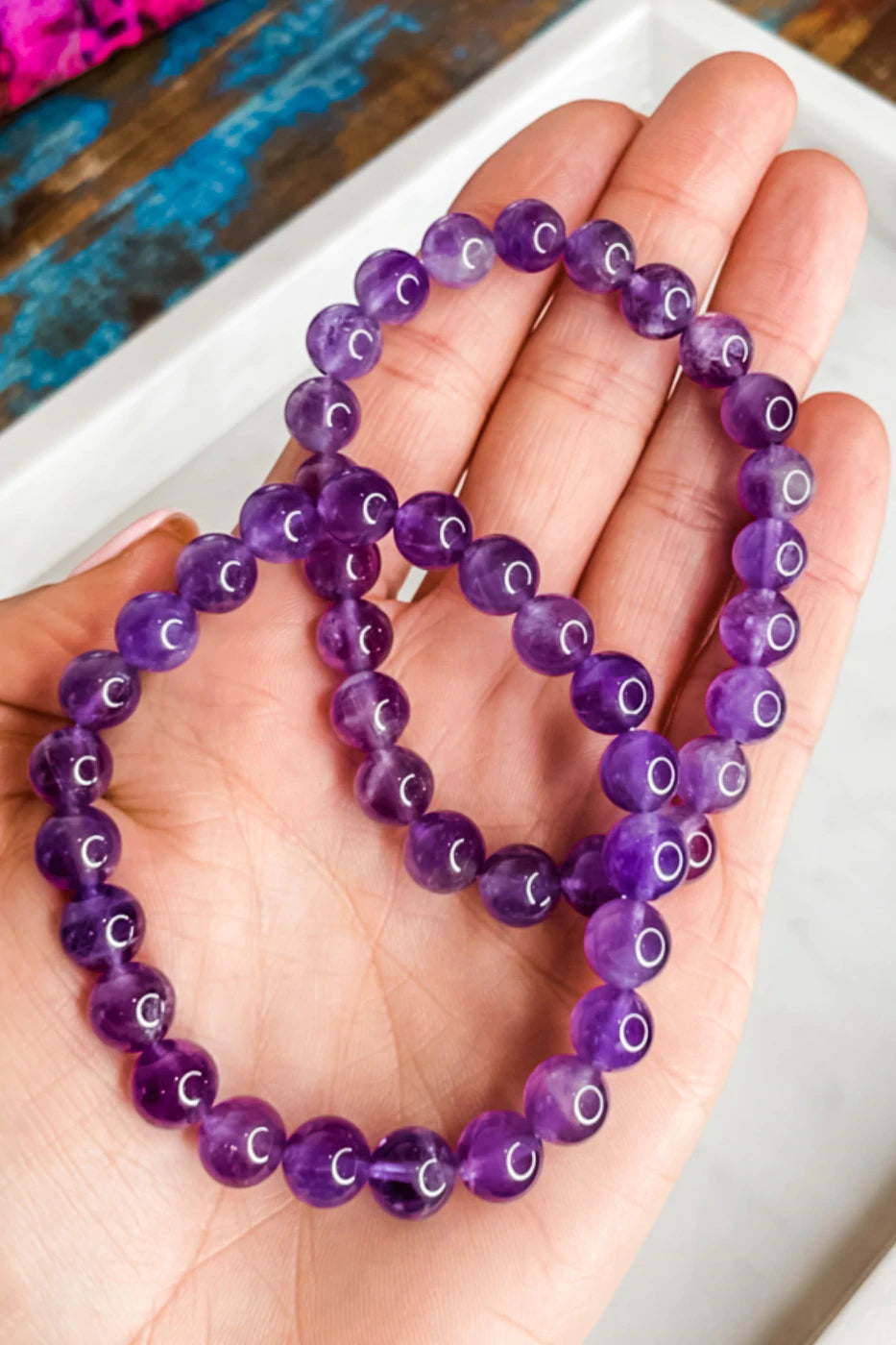 Amethyst Crystal Bracelet