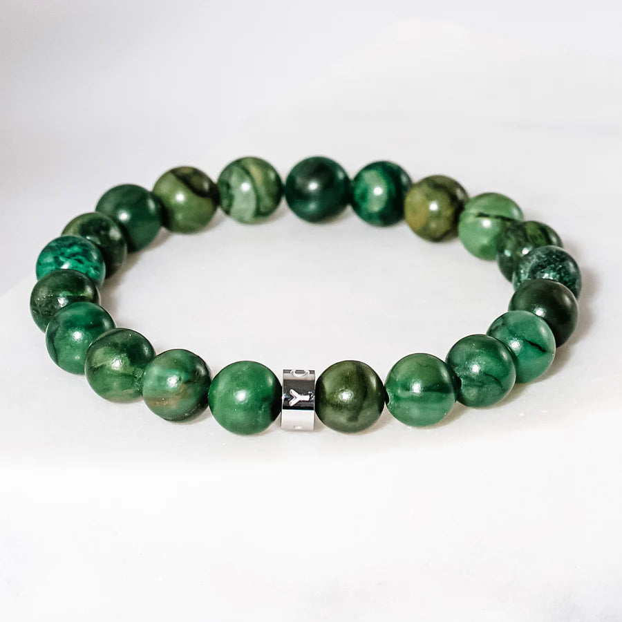 African Jade Crystal Bracelet