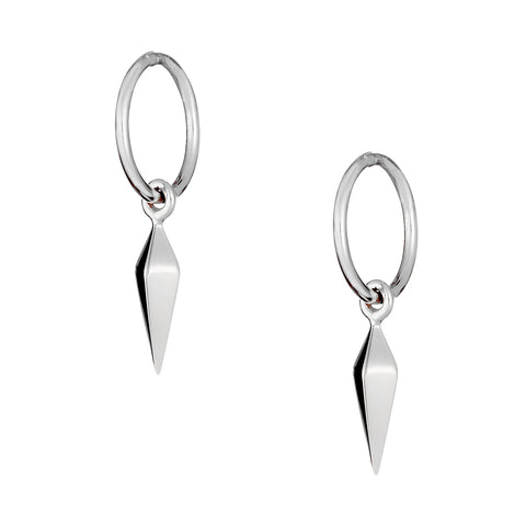 Sterling Silver Spike Earrings