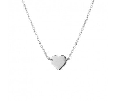 itutu Silver Heart Necklace