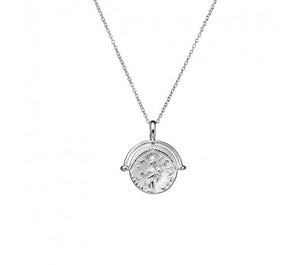 itutu Silver Coin Necklace