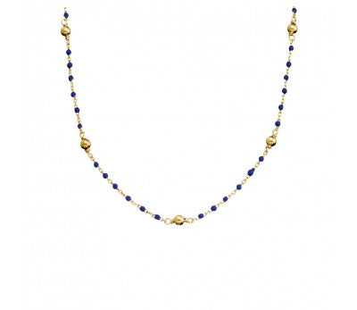 itutu Gold Choker Necklace with beads