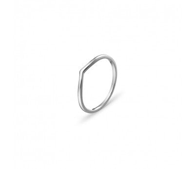 itutu Sterling Silver Chevron Ring