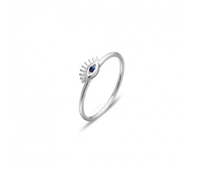 itutu Sterling Silver Seeing Eye Ring
