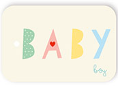 Gift Tag - Baby Boy