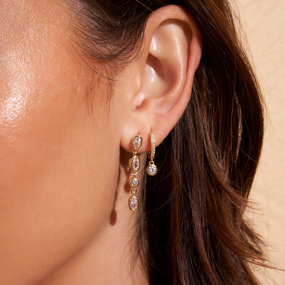 Arms of Eve Isadora Gold Earrings - Stone
