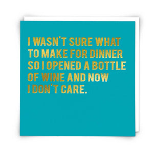 Wasn’t Sure What to make for Dinner so I Opened Greetings Card