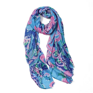 Marina Abstract Lightweight Scarf