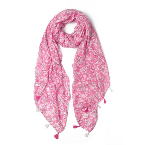 Katie Lightweight Scarf in Pink