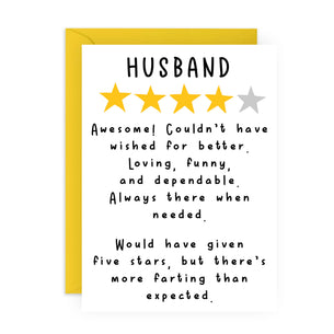 HUSBAND 4 STAR AWESOME