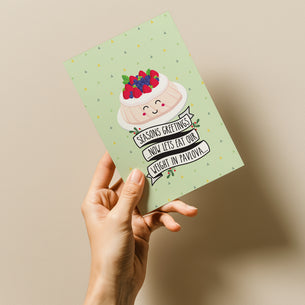 Pavlova Christmas Card