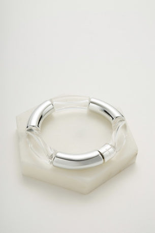 ZAFINO Tube Bangle - Silver