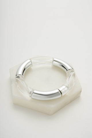 ZAFINO Tube Bangle - Silver