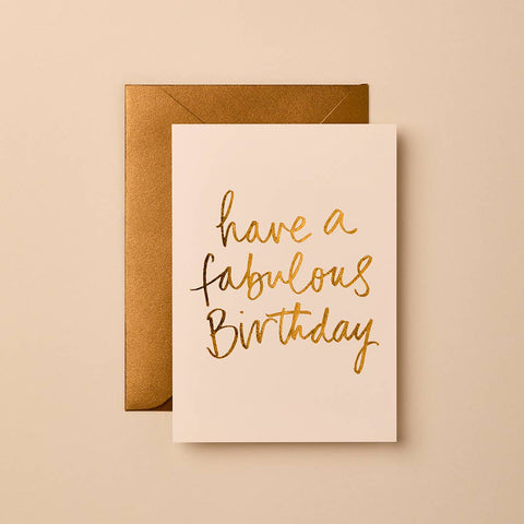 Have a Fabulous Birthday