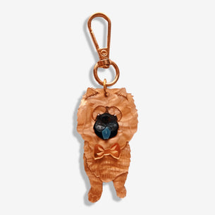 bling hound Chow Chow Bag Tag/Keyring