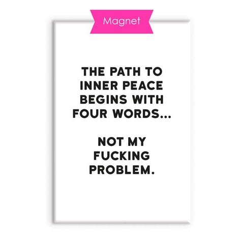 Inner Peace Fridge Magnet