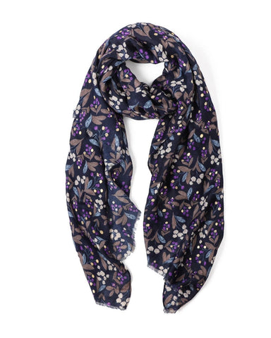 Cally Floral in Navy