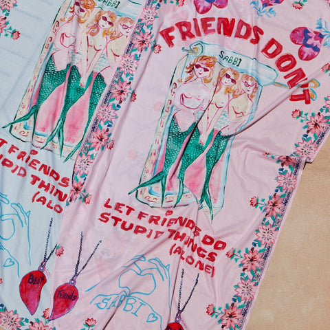 THAT'S A WRAP SARONG - PINK BESTIES