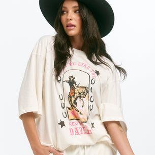 RESTOCK SUNDAY! THE DARLIN TEE - Marshmellow