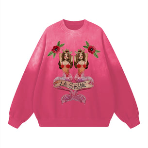 Maku Mermaid La Sirene Sweat - PINK (OVERSIZED)