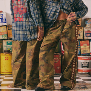 DROPPING 16TH APR - THE RAVING HEARTS DRILL CAMO PANTS