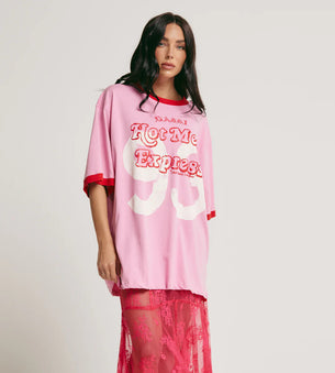 THE HOT MESS TEE - PINK