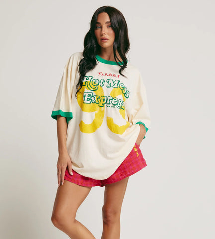 THE HOT MESS TEE - GREEN