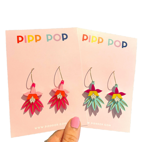 Dancing Blooms Statement Dangles