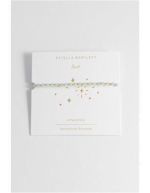 Luck Amazonite Bracelet - Gold Plated