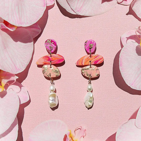 Coral Pebble Drops