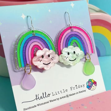 THE HAPPIEST RAINBOW EARRINGS