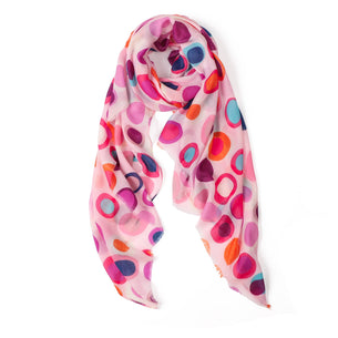 Lulu in Pink Lightweight Scarf