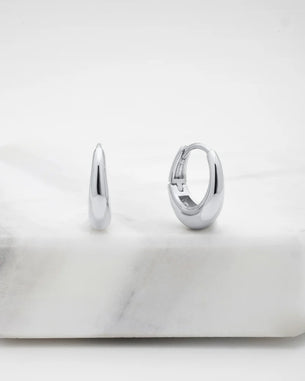 Cleo Hoop - Small/Silver