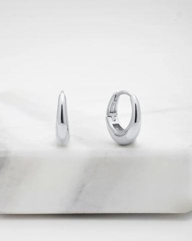 Cleo Hoop - Small/Silver