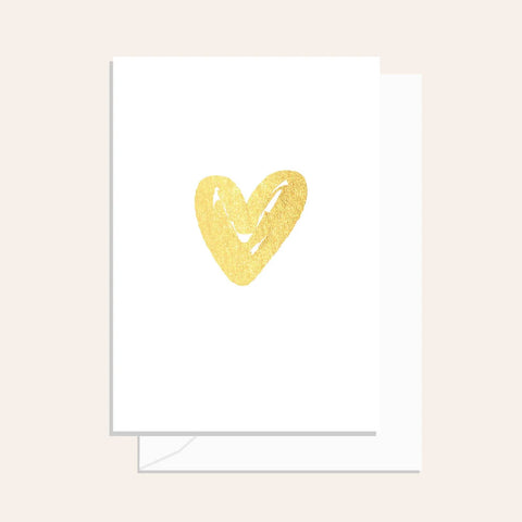 Gold Heart Brushy