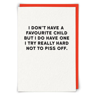 I Don't Have a Favourite Child