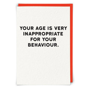 Your Age is Very...Behaviour