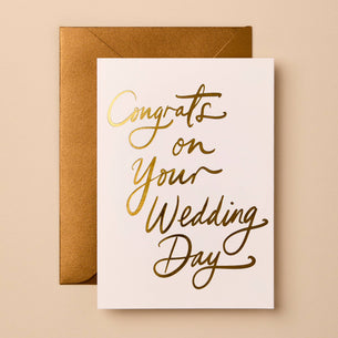 CONGRATS ON YOUR WEDDING DAY NEW