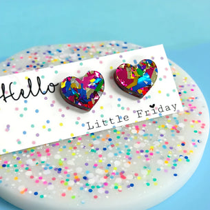 Glitterbomb Hearts ~ Multi Glitter