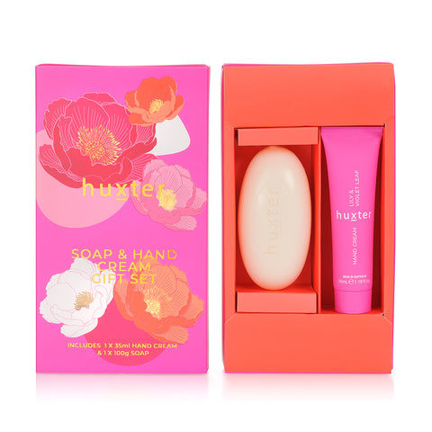 Lily & Violet Leaf - SOAP & Hand Cream Gift Set