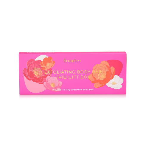 Exfoliating Body Bar Trio Gift Box - Pink