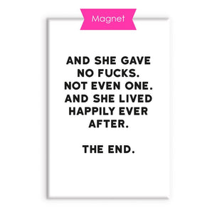 The End Fridge Magnet