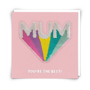 Sequin Mum Reusable Sequin Patch