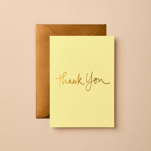 Thank You Card | Signature Foil Greeting Card