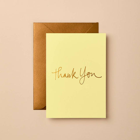 Thank You Card | Signature Foil Greeting Card