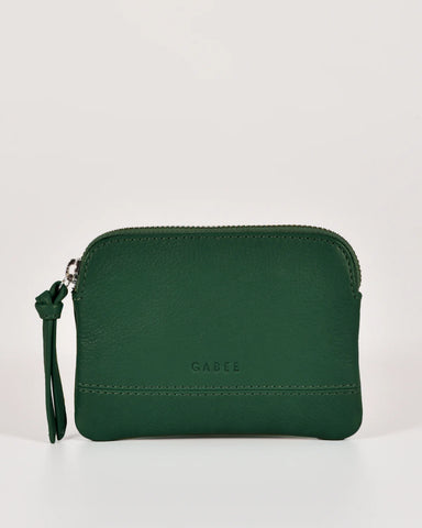 Gabee Amara Leather Pouch - Forest