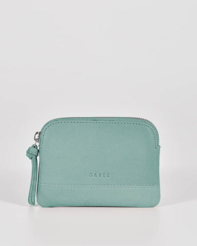 Gabee Amara Leather Pouch - Ocean