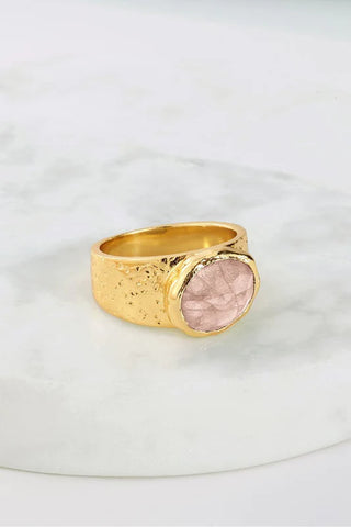 Daniella Ring - Rose Quartz